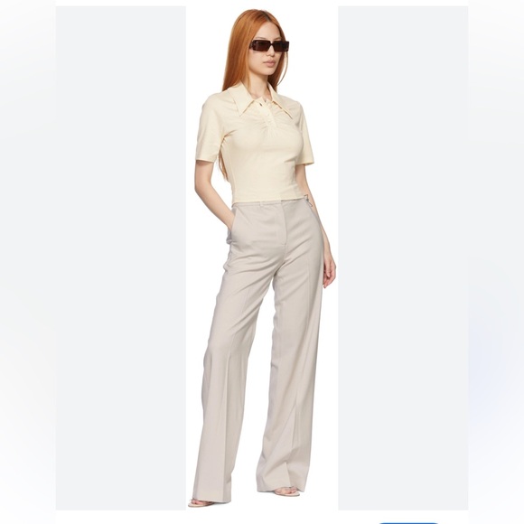 Anne Isabella off white cotton polo - Picture 1 of 7